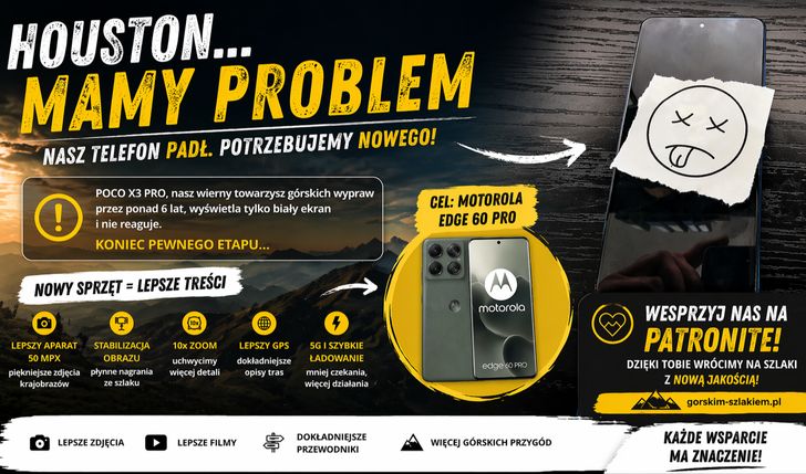 Nasz telefon umarł - Pomóż nam wrócić na szlak