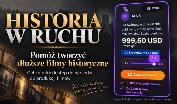 Historia w ruchu — powrót dłuższych filmów na YouTube