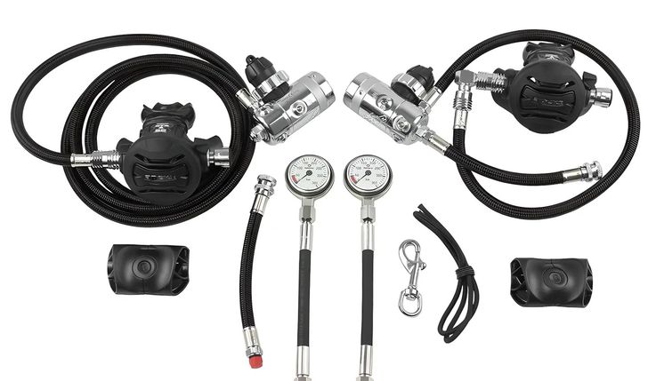 2x APEKS Side Mount DST / XTX50