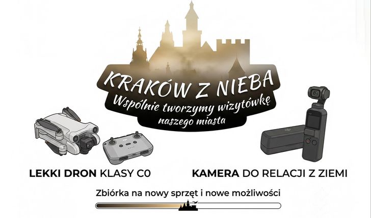 Nowe zaplecze sprzętowe i rozwój Kraków z Nieba