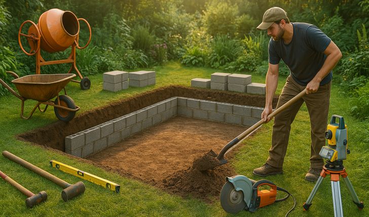 Buduję basen kopany od zera – DIY projekt na YouTube!