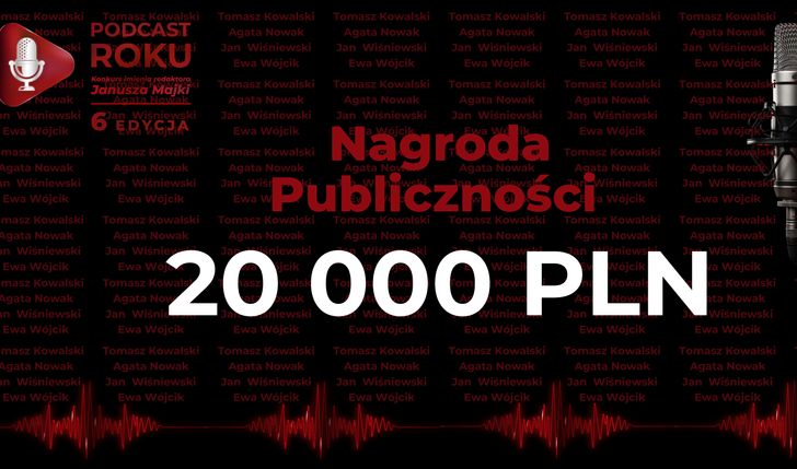 Podwójmy Nagrodę Publiczności w Konkursie Podcast Roku!