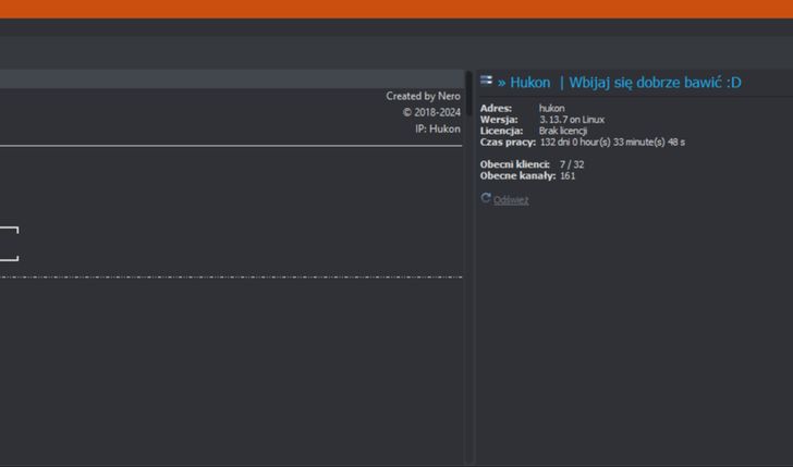 Opłata servera teamspeak
