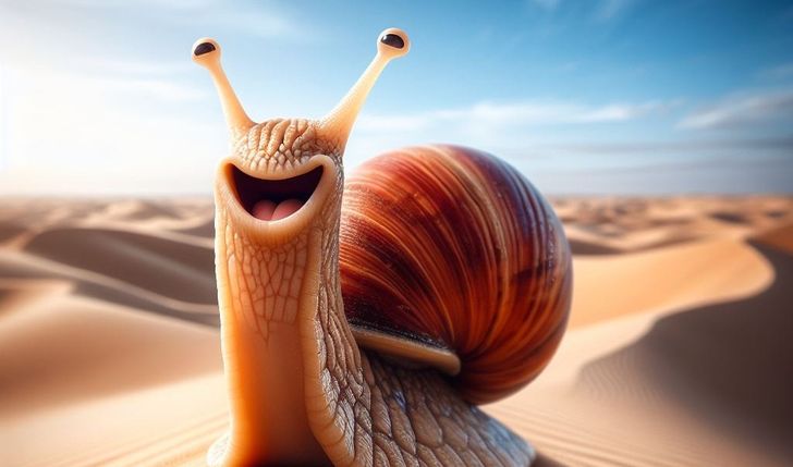 Sprzęt do nagrywania - Ślimak na pustyni