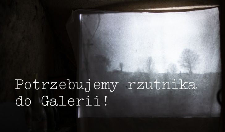 Rzutnik do niezależnej Galerii Sztuki w Lubaniu