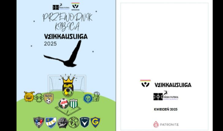Przewodnik Kibica Veikkauliiga 2025 - wersja drukowana