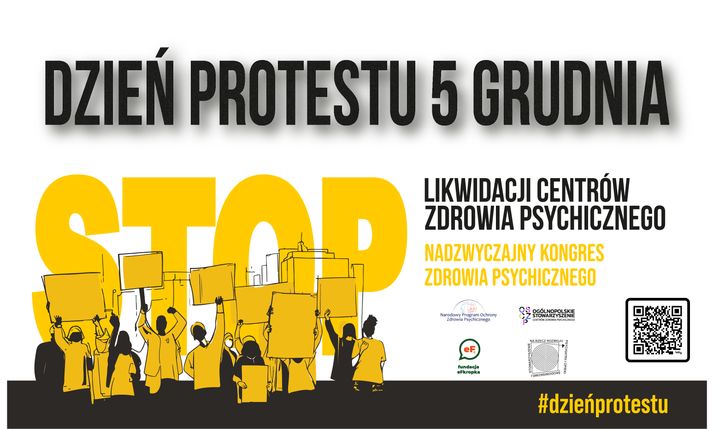 Ratujmy nadzieję dla osób w kryzysie! Wesprzyj protest w obronie Centrów Zdrowia Psychicznego