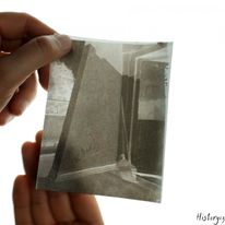 Woskowanie kalotypowego negatywu