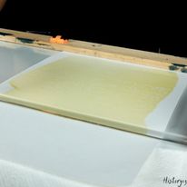 Cyjanotypia - pokrywanie papieru emulsją