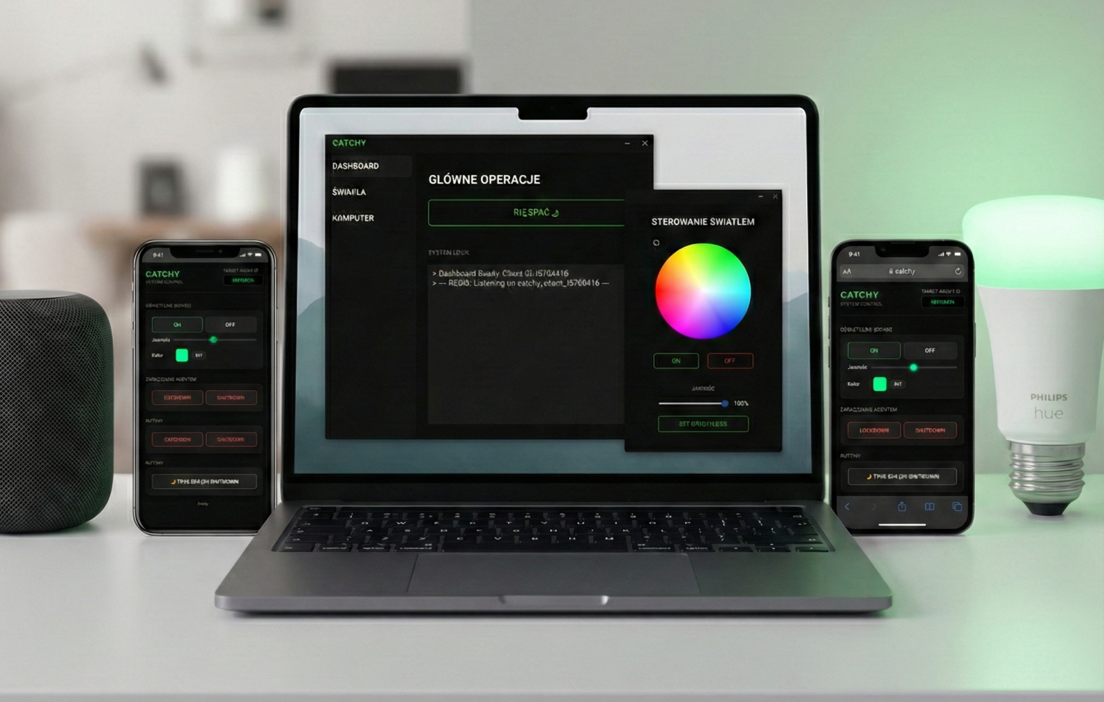 Wizualizacja systemu Catchy