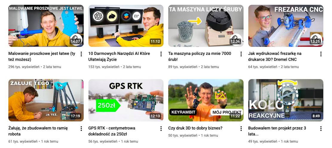 najlepsze filmy z kanału Proste Części