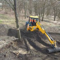 Air Line w budowie - pan z Remikopu robi nam pierwszy stolik