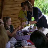 Pamiątka z gościny w Pacanowie - zaproszono nas do prowadzenia warsztatów podczas Międzynarodowego Festiwalu Kultury Dziecięcej