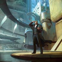 Obraz ten wykonał Marcin Jakubowski. Ilustracja przedstawia Torkila Aymore'a w Warsaw City, zastanawiającego się, czy znajduje się w realium, czy w grze doskonale imitującej rzeczywistość.