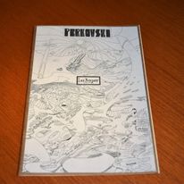 W młodości więcej rysowałem. Tu widać okładkę, jaką wykonałem na prośbę Ewy Lif-Perkowskiej do utworu "Le Masques" Piotra Perkowskiego, jej nieżyjącego już wtedy męża.