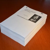 Tak wygląda maszynopis "Czasu silnych istot". Tekst liczy około 1 200 000 znaków ze spacjami. Dla porównania "Obrazki z Imperium" mają około 1 800 000 znaków ze spacjami, a "Orzeł Biały 2" - 1 400 000 znaków ze spacjami.