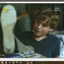 Jako uczeń szkoły podstawowej zagrałem w dwóch filmach fabularnych. Tutaj kadr z obrazu "Podróż nad morze".