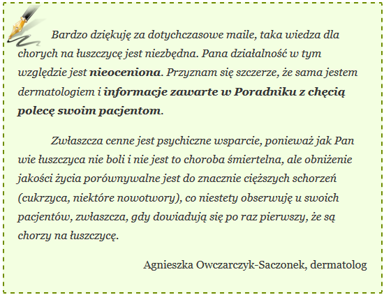 Opinia dermatologa