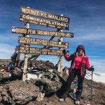 Na szczycie Kilimanjaro