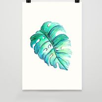 Wizualizacja plakatu z moją monsterą :)