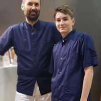 Z synem. Czy też będzie chciał pracować w zawodzie? Czas pokaże:)