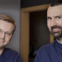 Z Doktorem Eugeniuszem Nosowem - moim przyjacielem i partnerem w zespole zabiegowym.