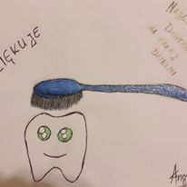 Po wizycie w domu dziecka - podziękowania od jednej z dziewczynek! To są podziękowania dla Ciebie Patronie!