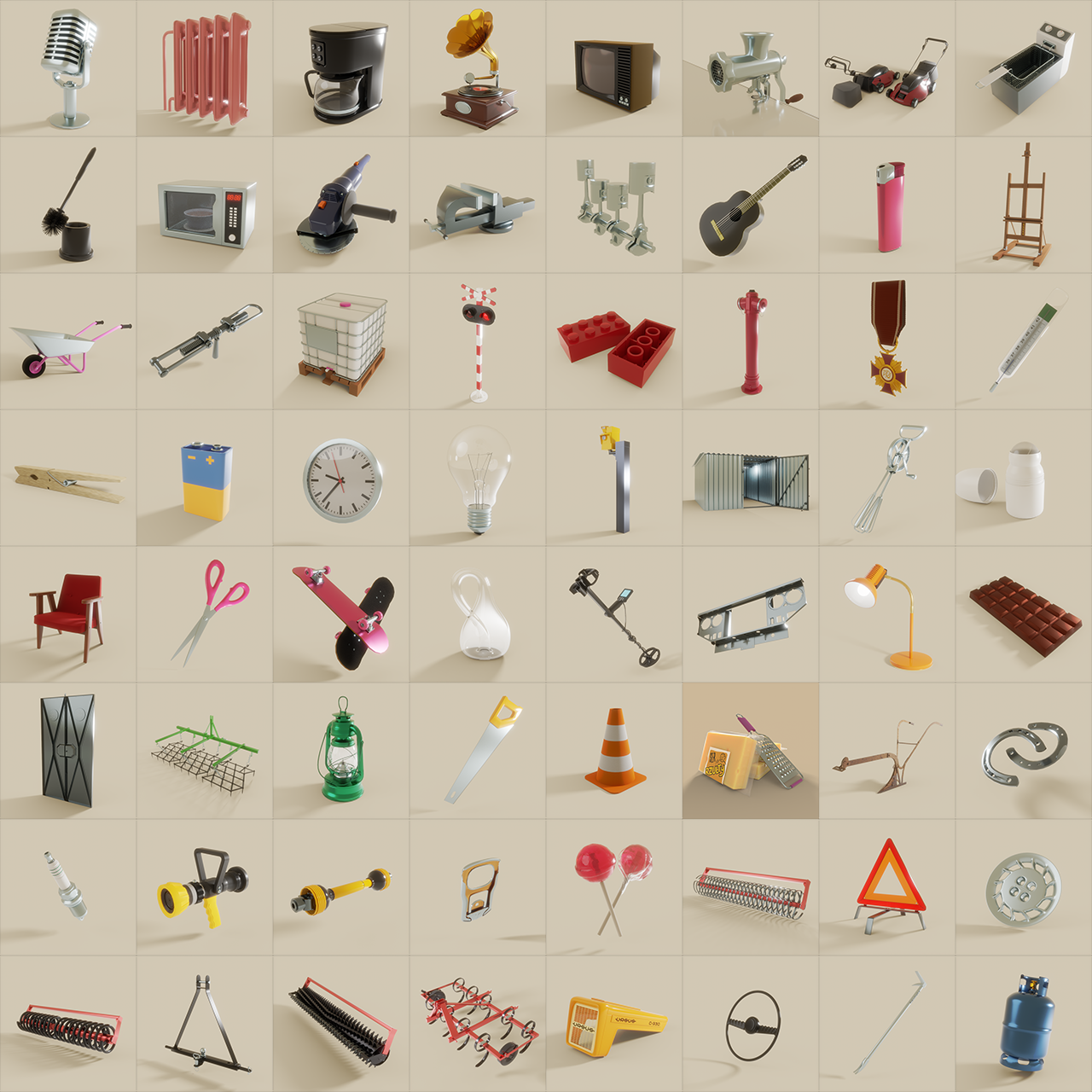 64 modele z grudniowej paczki