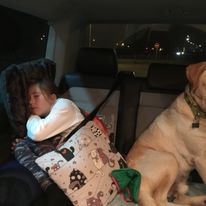 Ja w podróży - auto nasz dom.