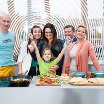 Wspólne gotowanie na antenie. Było zdrowo i smacznie.