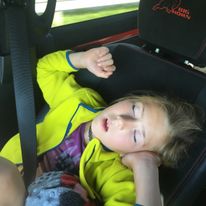 Jedziemy i spimy - ja śpię :)