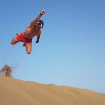 Po odebraniu pakietu startowego na Gran Canarii, relaks :) 