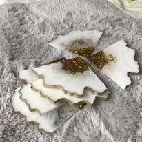 To sa właśnie jedne z moich podkładek pod kubki. Jestem niesamowicie zakochana w tym wzorze!