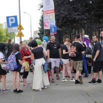 Uczestnicy oczekujący na wejście na Animatsuri 2019.