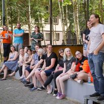 Spotkanie z naszymi wolontariuszami przed rozpoczęciem Animatsuri 2019.