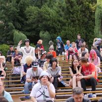 Trybuny amfiteatru Animatsuri 2019.