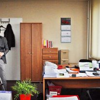 Z Piotrem Mijowskim na planie zdjęciowym filmu krótkometrażowego 'Wiatraki'. Zdjęcia odbywały się w 2015 roku, śmiechu i dużego brzucha było co nie miara. Dzięki Kamilowi Siedleckiemu - piękna scenografia z panoramą na nasze miasto.