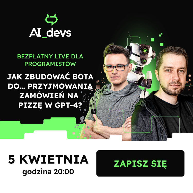 Adam i Jakub - webinar na temat AI
