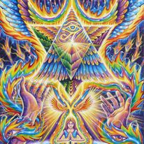 "MERKABA"? - nowa Karta Anielska /Merkaba powstaje przez połączenie trzech słów: Mer - Ka - Ba, a słowa te pochodzą z języka starożytnego Egiptu i w dokładnym tłumaczeniu znaczą: Ciało - Umysł - Duch. Merkaba jest wehikułem, "rydwanem" z Boskiego Światła 