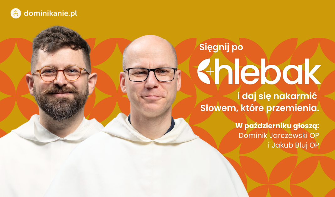 Two men in white robes against a patterned background.