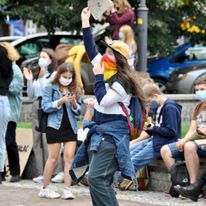 Tęczówka na Młodzieżowym Strajku Klimatycznym - razem dla sprawiedliwości klimatycznej!