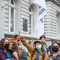 Nasza reprezentacja na proteście