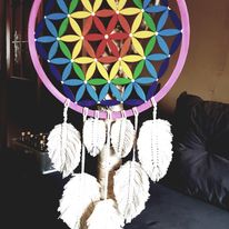 Moje rękodzieło- łapacz snów:)