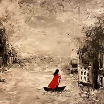 Moja twórczość- obraz malowany akrylem na płótnie:)