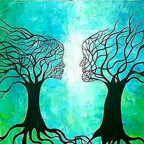 Moja twórczość- obraz malowany akrylem na płótnie:)