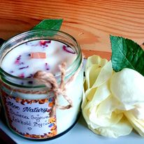 Świeca sojowa aromaterapeutyczna:)