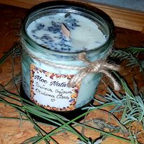 Świeca sojowa aromaterapeutyczna:)