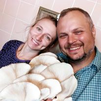 Boczniaki z naszej własnej uprawy.