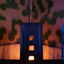 Tak wyglądało moje domowe studio, stworzone na 4m2 w rogu mieszkania :D