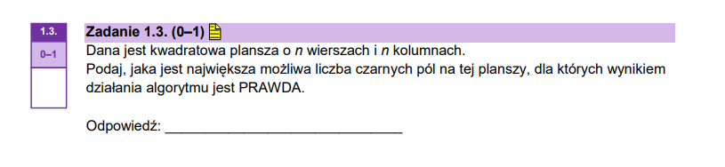MATURA Z INFORMATYKI ZADANIE 1.2
